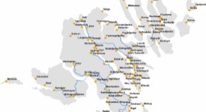 Kort yvir vegir fyri tunga ferðslu