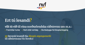 Kom við til ráðstevnuna Via Nordica í juni 