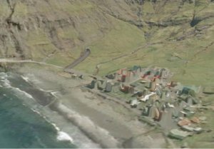 ÚTSETT: Borgarafundurin í Tjørnuvík er útsettur